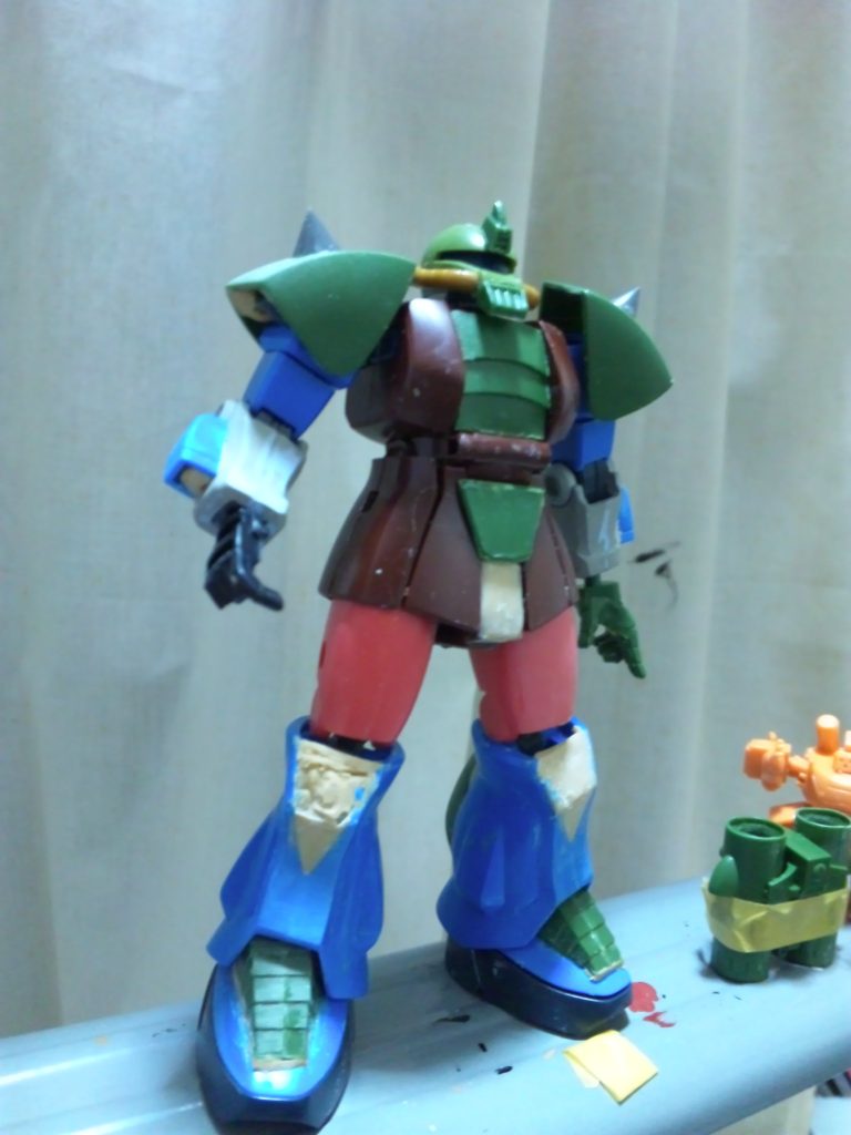 ザクとかグフとかギャンとか使ってます顔はザク改