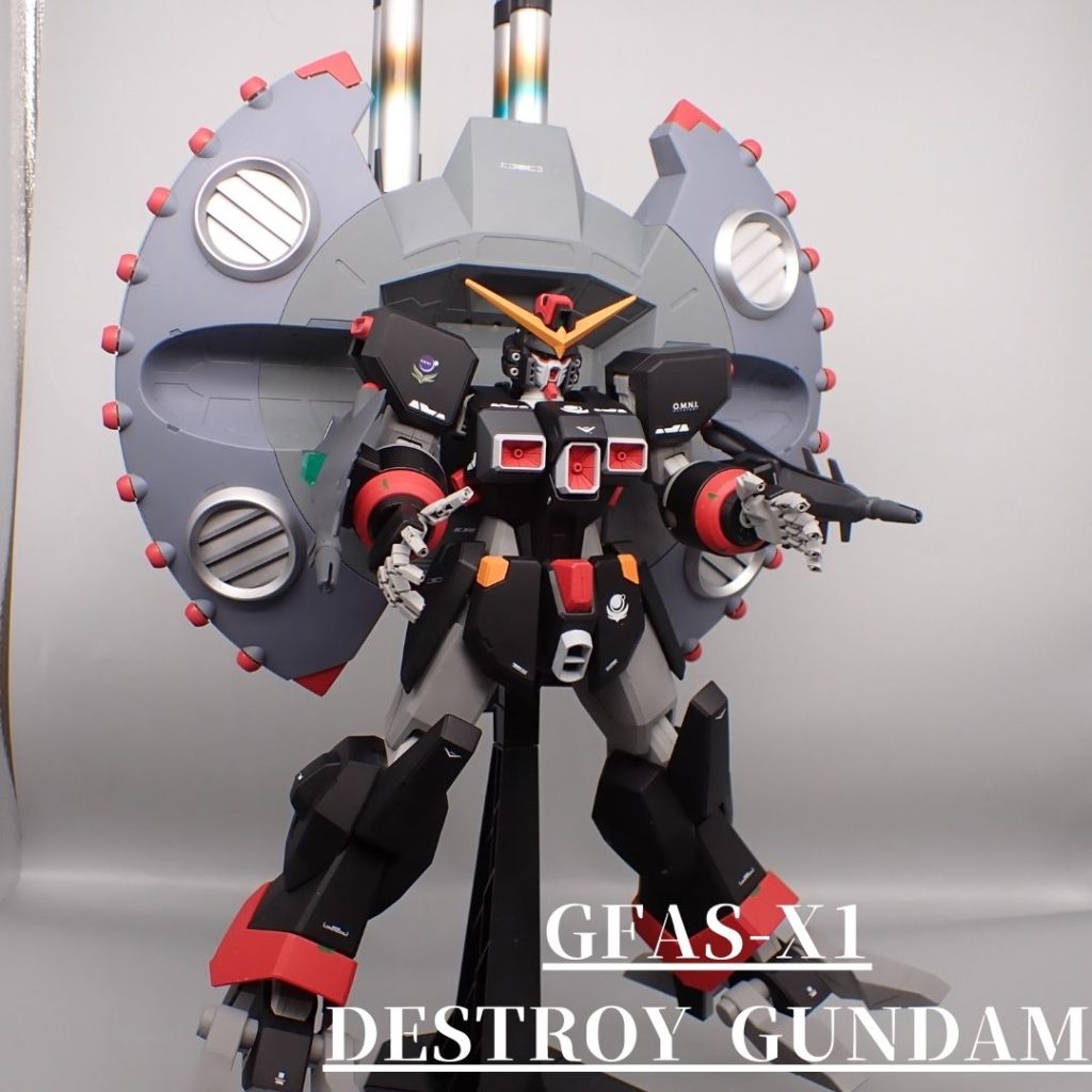 デストロイガンダム–2枚目/制作者：アンジェロのプラモデル工房