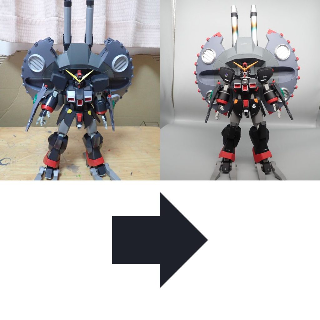 デストロイガンダム–5枚目/制作者：アンジェロのプラモデル工房