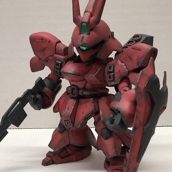 SDサザビー　アクリジョン筆塗り