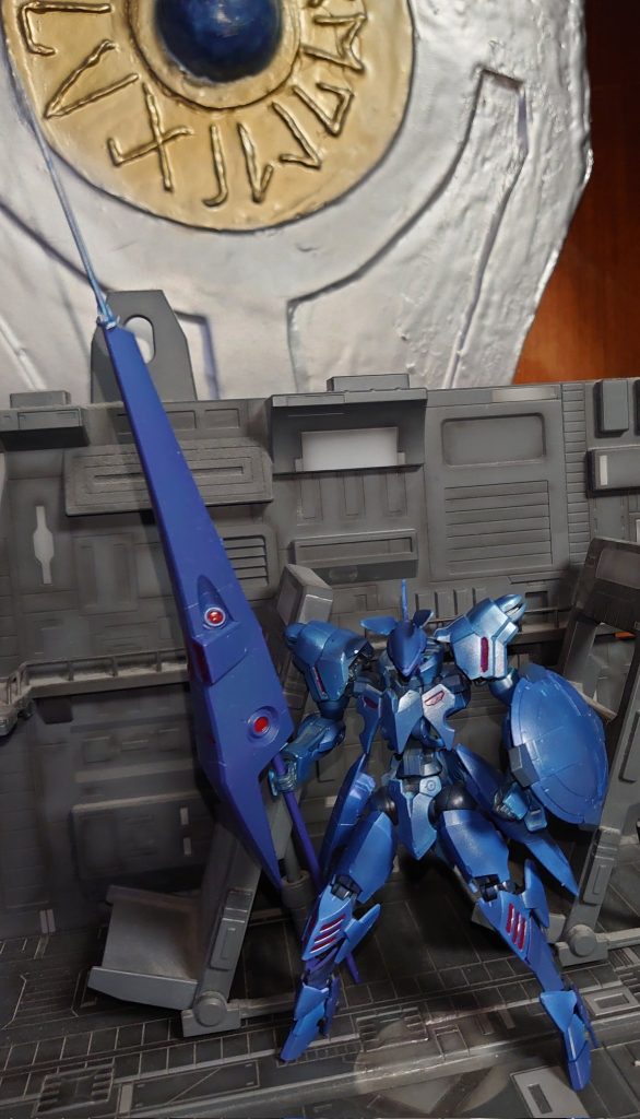 キリマストルーパーのランスは打撃用なんで先端に旧キットABのオーラソード