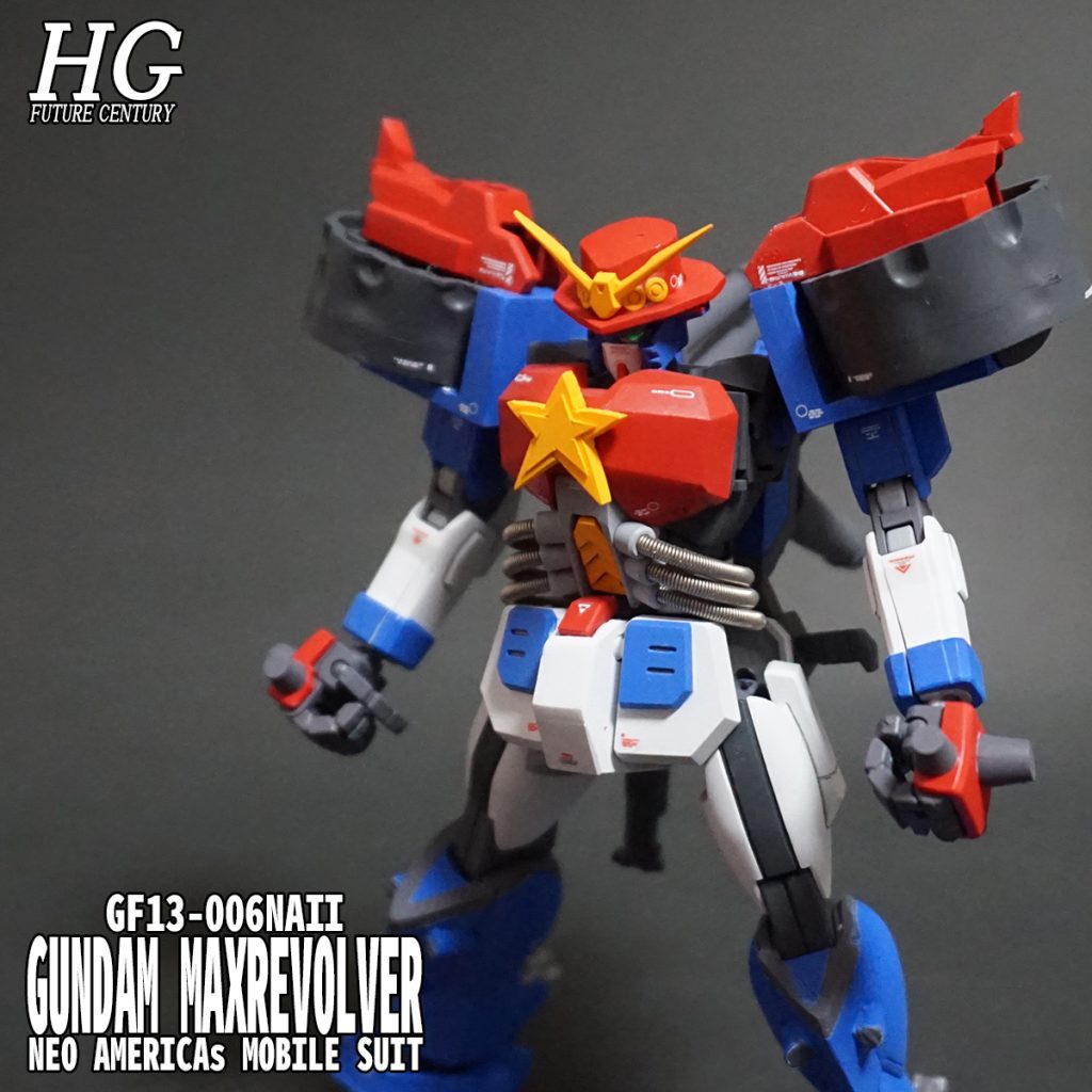 HGFC ガンダムマックスリボルバー–2枚目/制作者：@Under_NM_Design