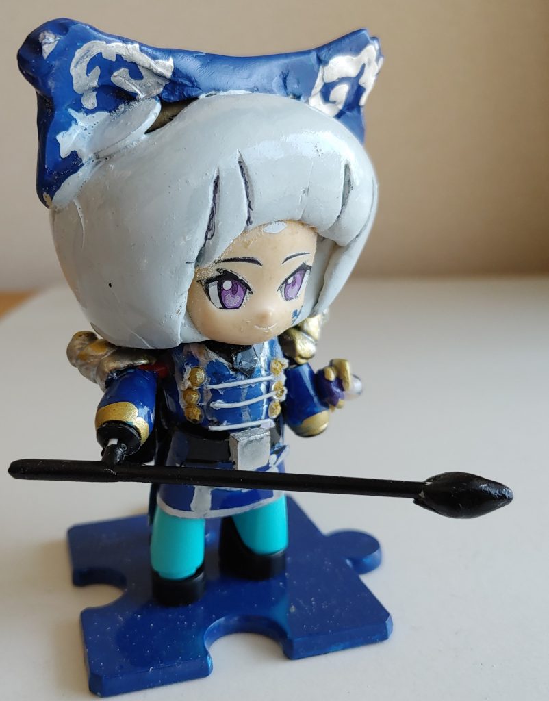 武器、鞭(名称、悪漢鞭(あっかんべん))ランナーと先端はエポキシパテ