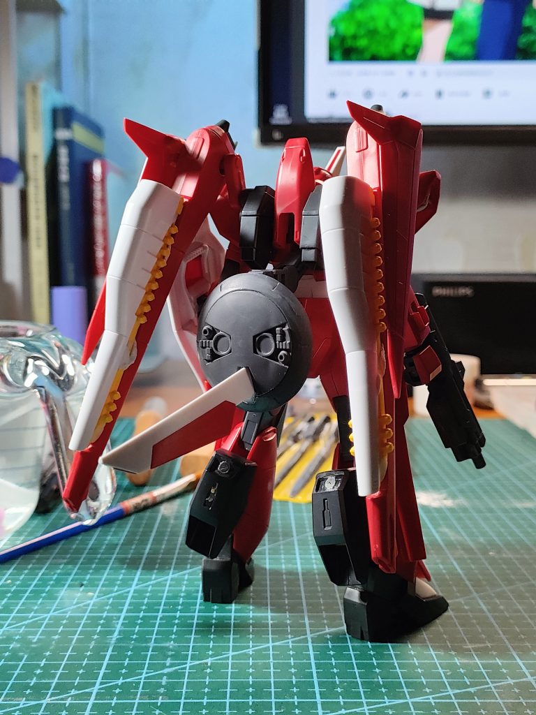 追加武器追加後の形状が適切か検証するための仮組み