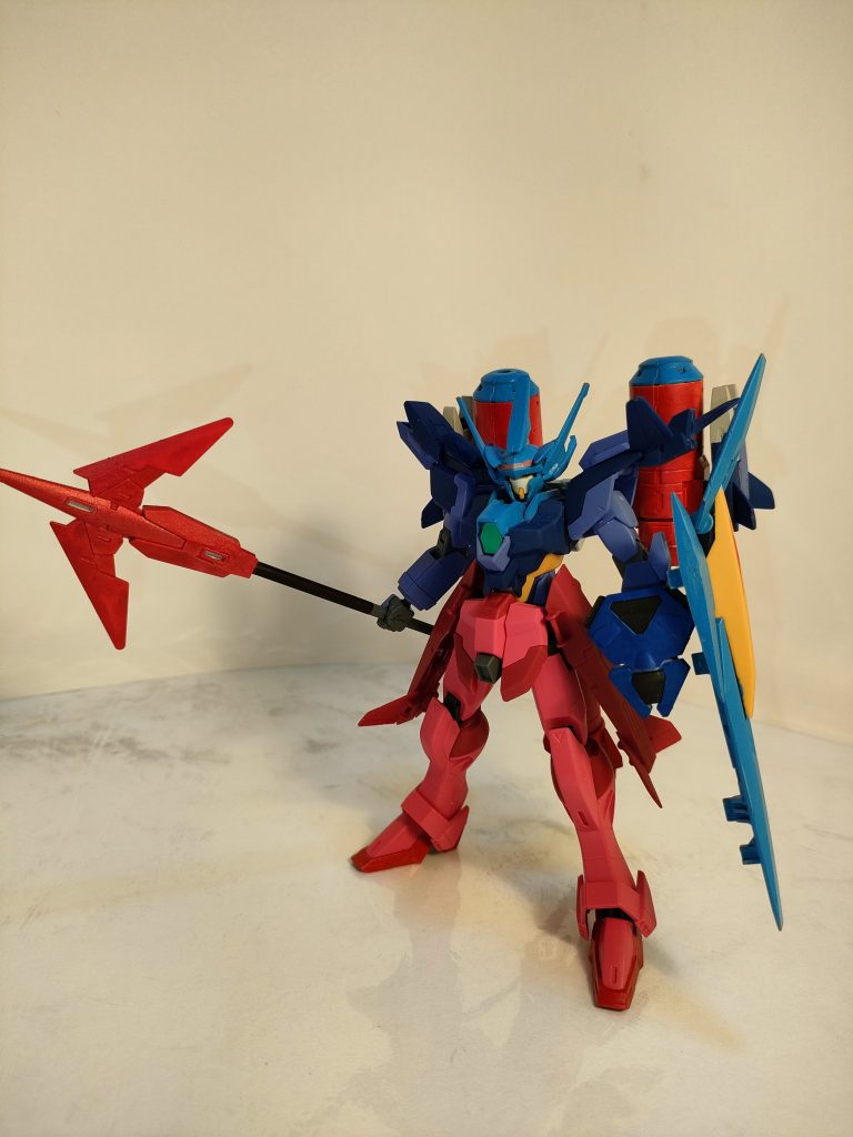 水中用にビルドしたガンプラで、アルクとランシエのいいとこ取りのような機体。