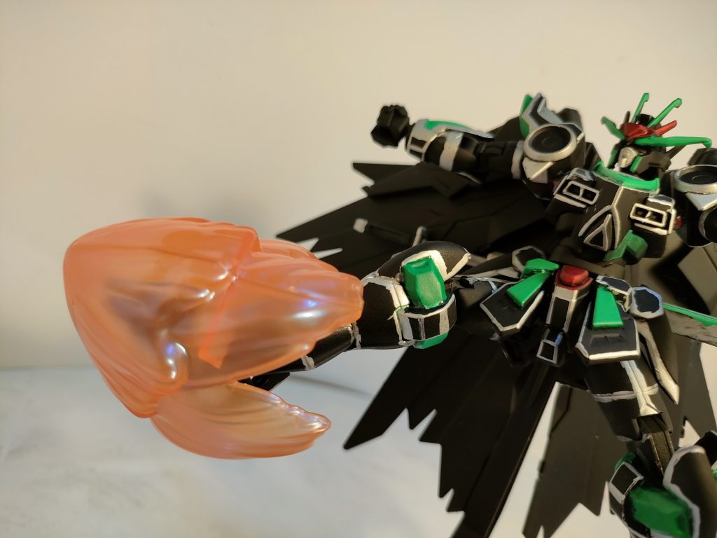 そして必殺キックもできまーす。このエフェクトの取り付け方はこれで合ってたっけ