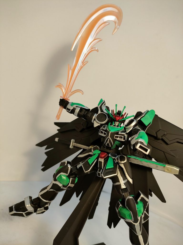 残念ながら、ゾンビは作れておりませぬ(汗)ごめんね牛さん…。一応、刀の必殺技的なもの。これは映えますね。ブーストモードと相性が良さそう。