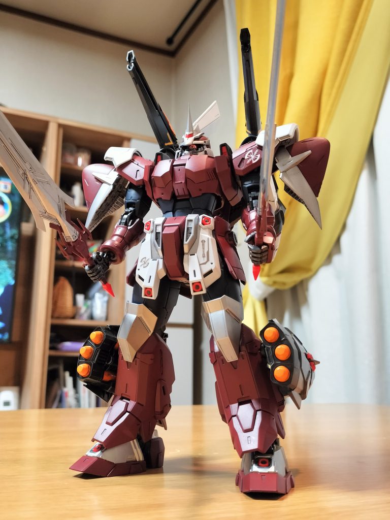 撮影環境が出来たらまた取り直したいですね。MGジングラディエイター良いキットでした。