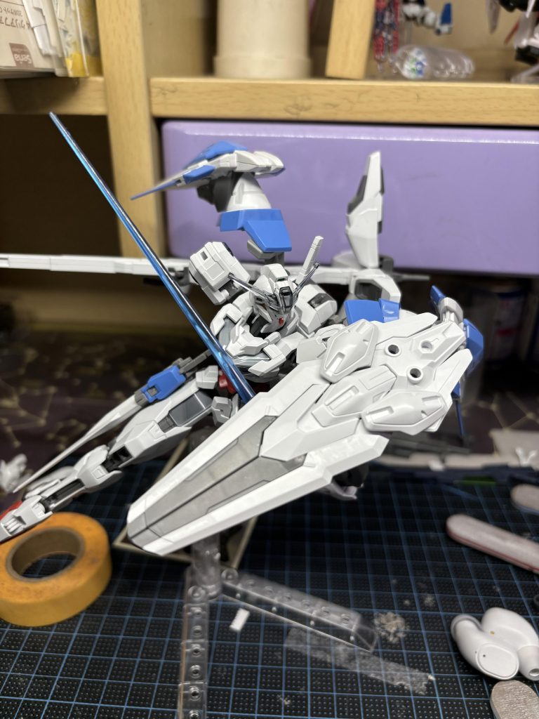 ポージングするときにシールドとGNドライブがどうしても少し干渉しちゃうんだよなぁ…