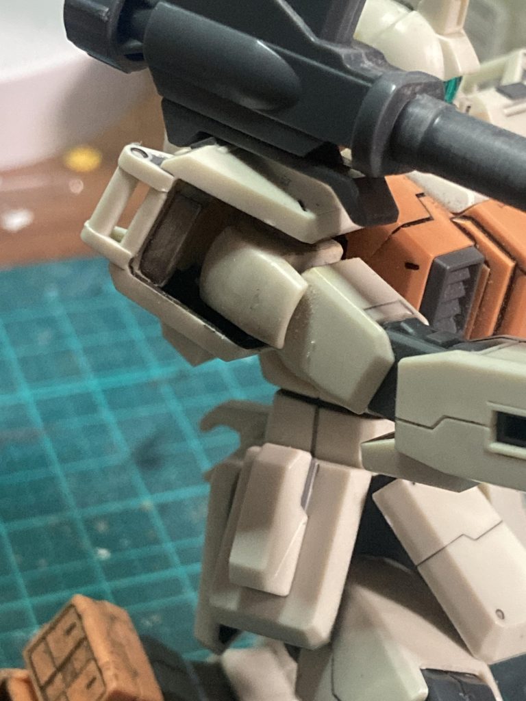 肩アーマー内部は暗くするよう心掛けてます( *¯ ꒳¯*)エッヘン