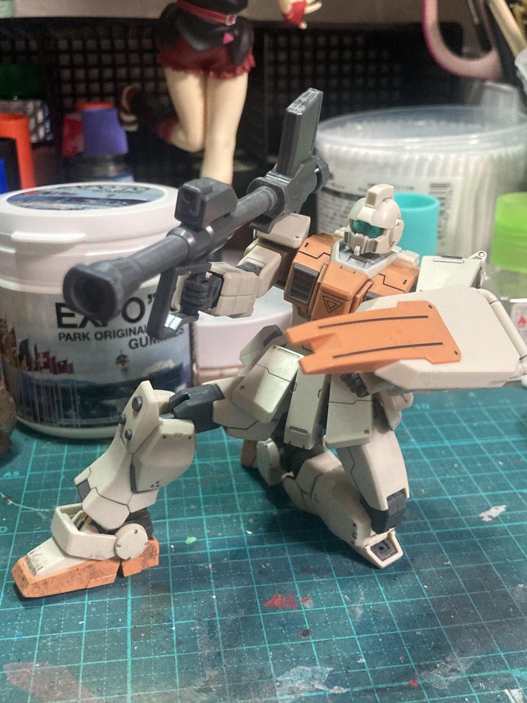 汚し、デカール前です。普通の素立ち撮影してなかったです(笑)