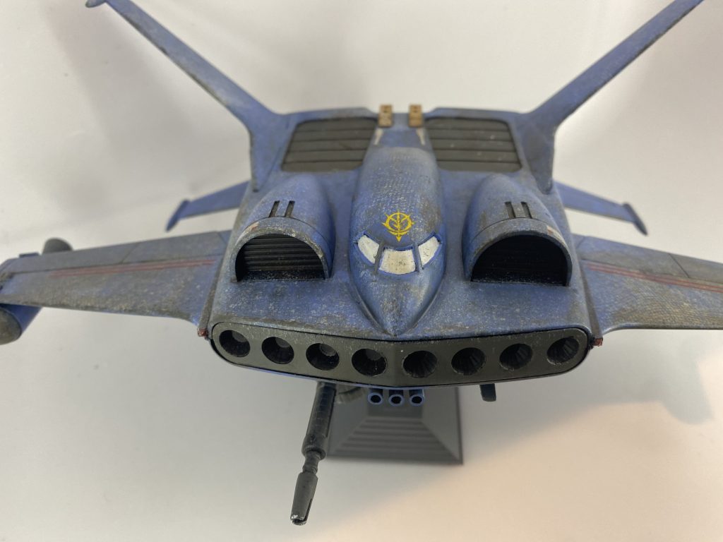 ドダイというとモブキャラ(モブメカ?)で、アニメでもゲームでもバンバン撃墜されてますが、今回は戦闘力マシマシに改造しました。