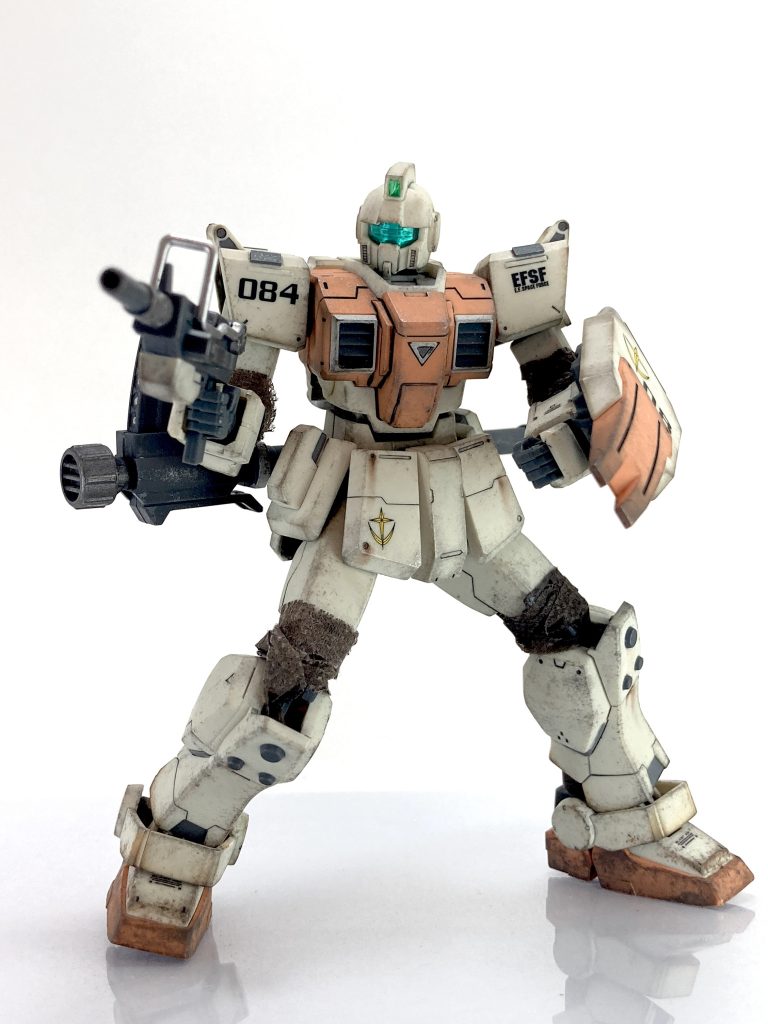 オラ設定のミケル専用陸ジム完成–7枚目/制作者:レン@筆塗り部分塗装