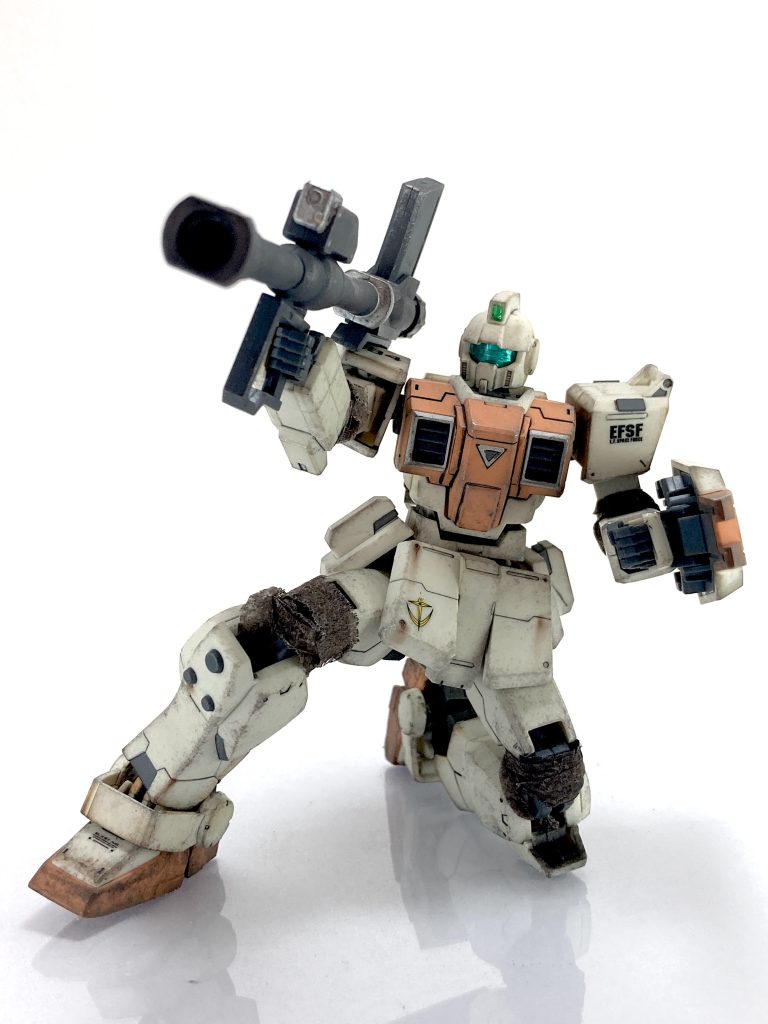 オラ設定のミケル専用陸ジム完成–8枚目/制作者:レン@筆塗り部分塗装