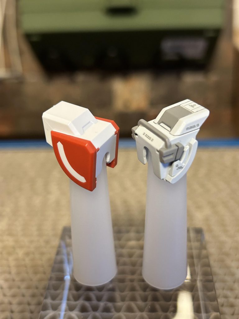 肩パーツシンボルラインを残しつつ、何とか改造しました💦