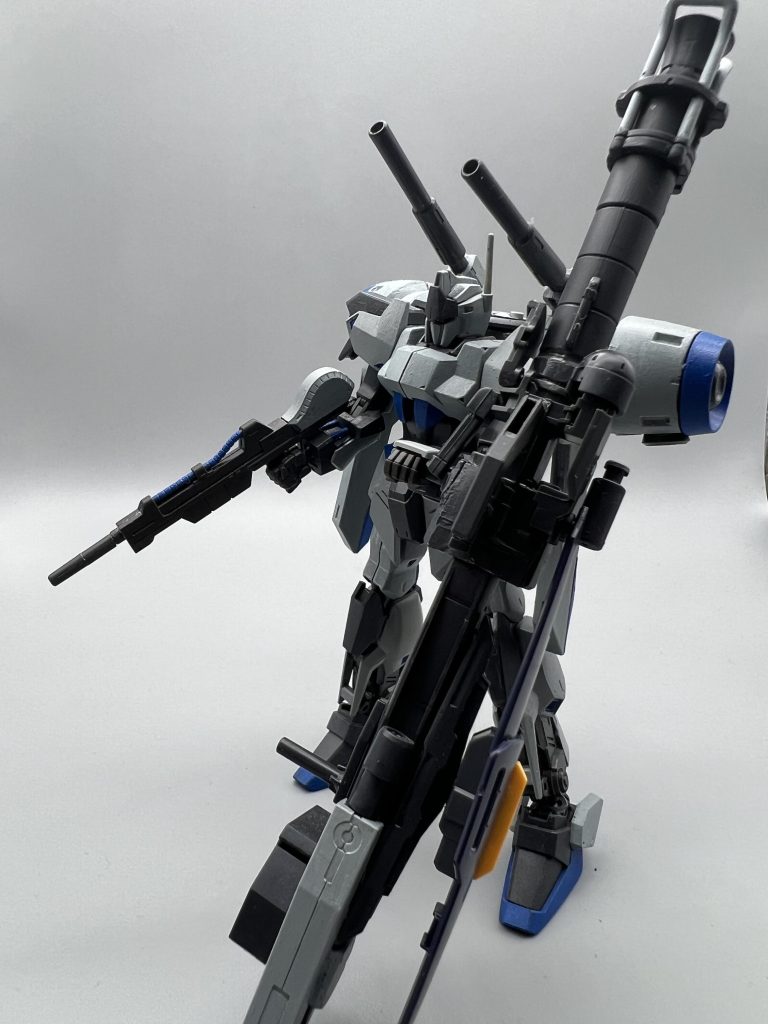 機体カラーはいつも通りシタデルカラーの筆塗り全塗装。レシピは以下の通りです白→CELESTRA GREY&ABANDON BLACK青→CALEDOR SKY灰→MECHANICAL STANDARD GREYここまでご覧くださりありがとうございました！