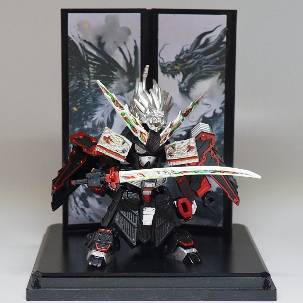 前回は戦国アストレイの時の屏風を使いましたが、今回は新たに作成しました。