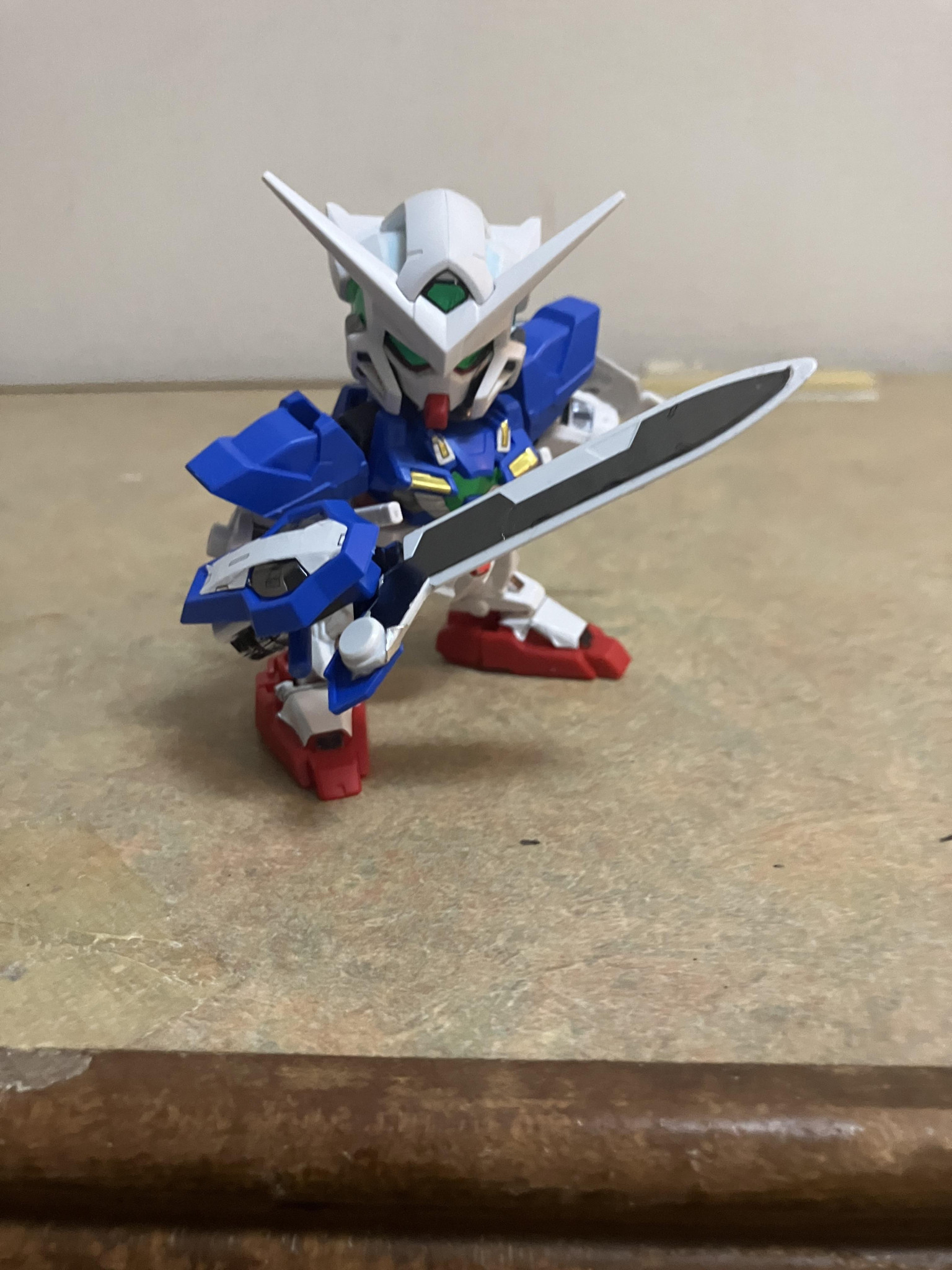 久々買ったSDガンダムエクシア｜セイバード剣城さんのガンプラ作品｜GUNSTA（ガンスタ）