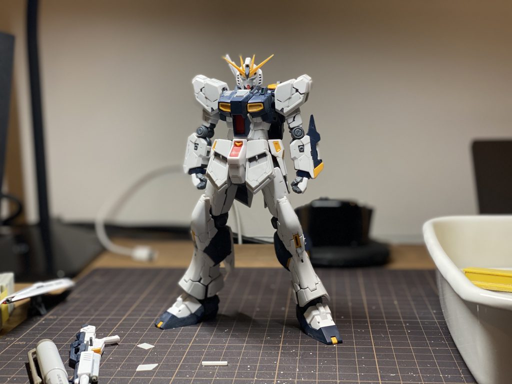 素組にスジ彫りがほぼ終わった頃。