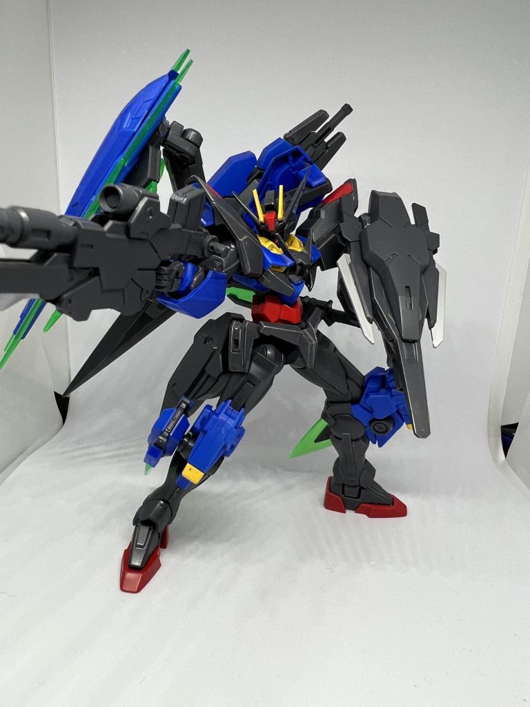 基本の装備はワイスのままでライフルとシールドとGNバスターソードを追加で装備させてます