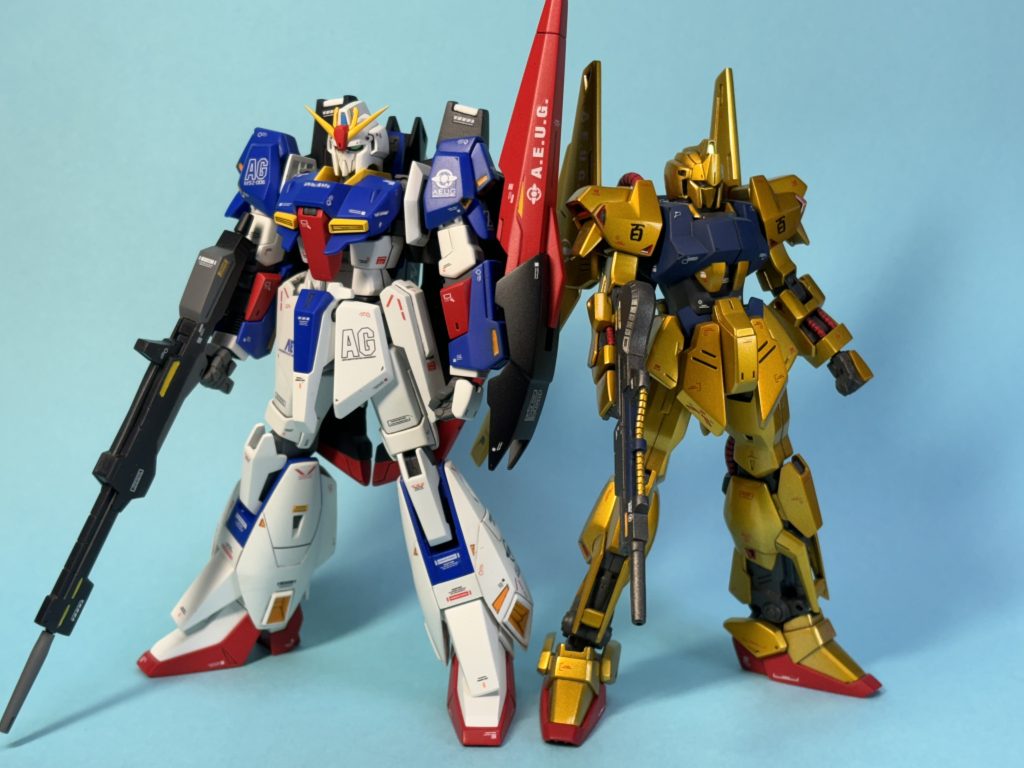 HGUCリバイブ百式と。