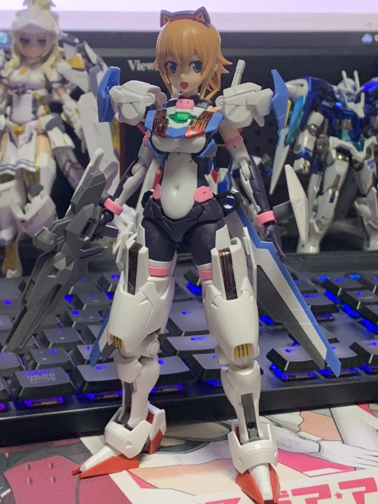 あばたーふみなは元が良キットなので他のガンダム作品のキットとミキシングしやすいと思います。自分の好きなキットを使ってあばたーふみなに装着させてみるのもオススメです。