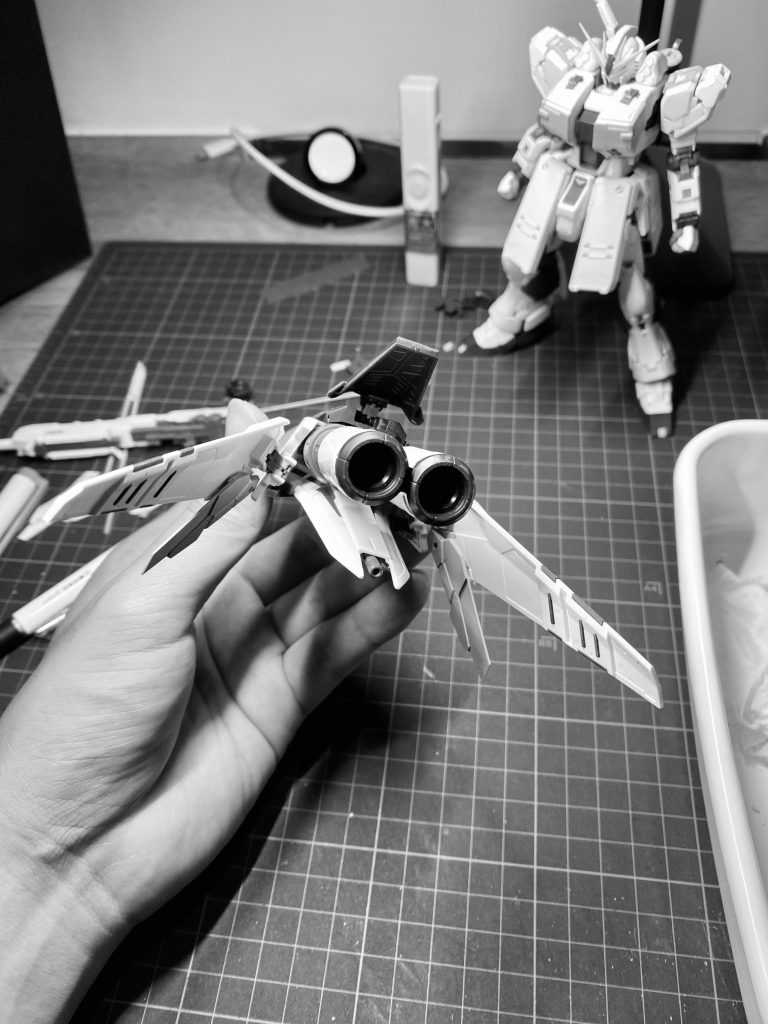 ハイメガシールド開放の図。