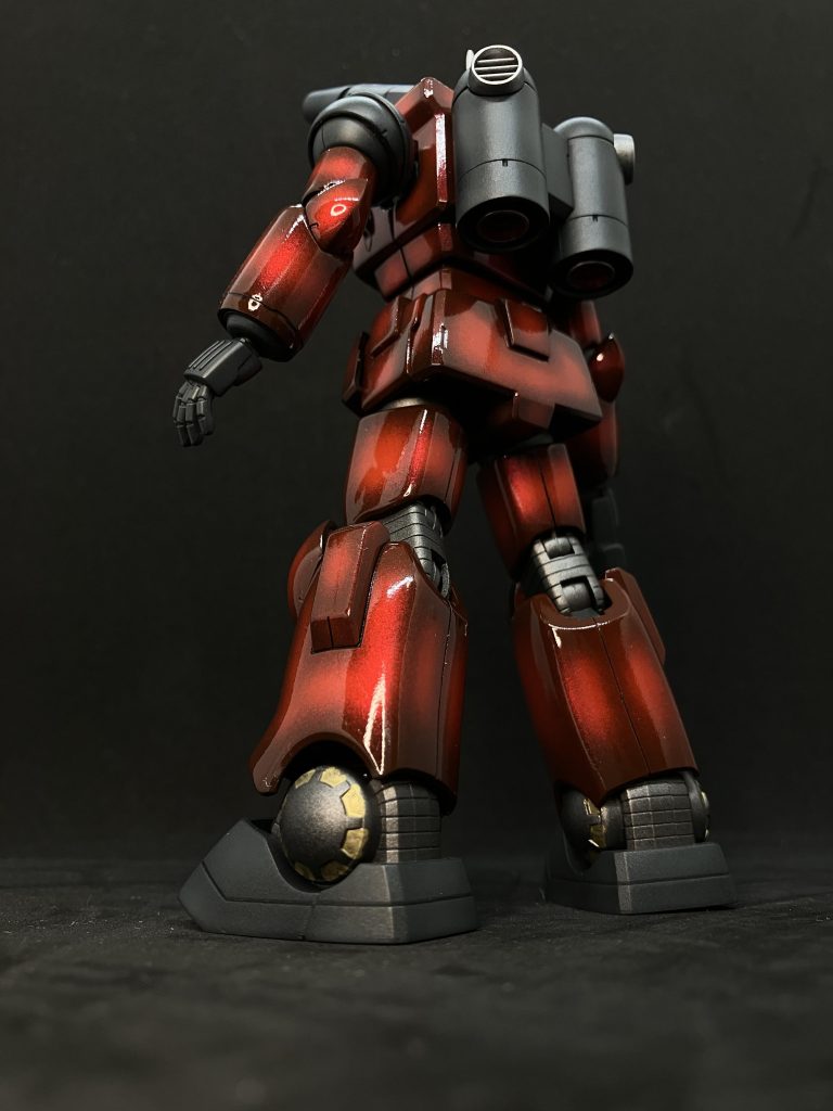 特に改造はしていません。合わせ目を消して基本工作をしたくらいです。