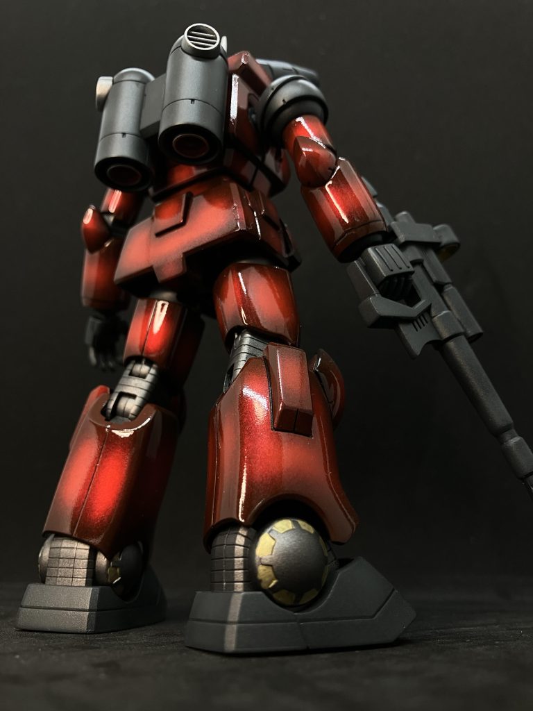 黒色部分はマットな感じにしました。