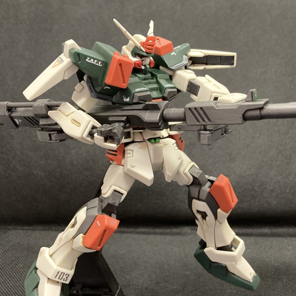 1/144ガンダムSEED バスターガンダム現地改修機ジオラマ完成品 1/144ガンダムSEED バスターガンダム現地改修機ジオラマ完成品 【公式