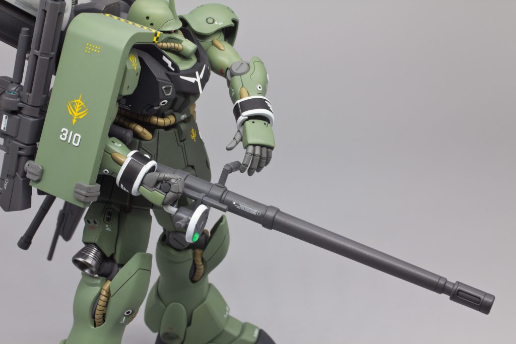 ギラ・ズールは本当に出来のよいキットだと思います。何機作っても飽きない😉で、中でもこれが一番好きですね✨