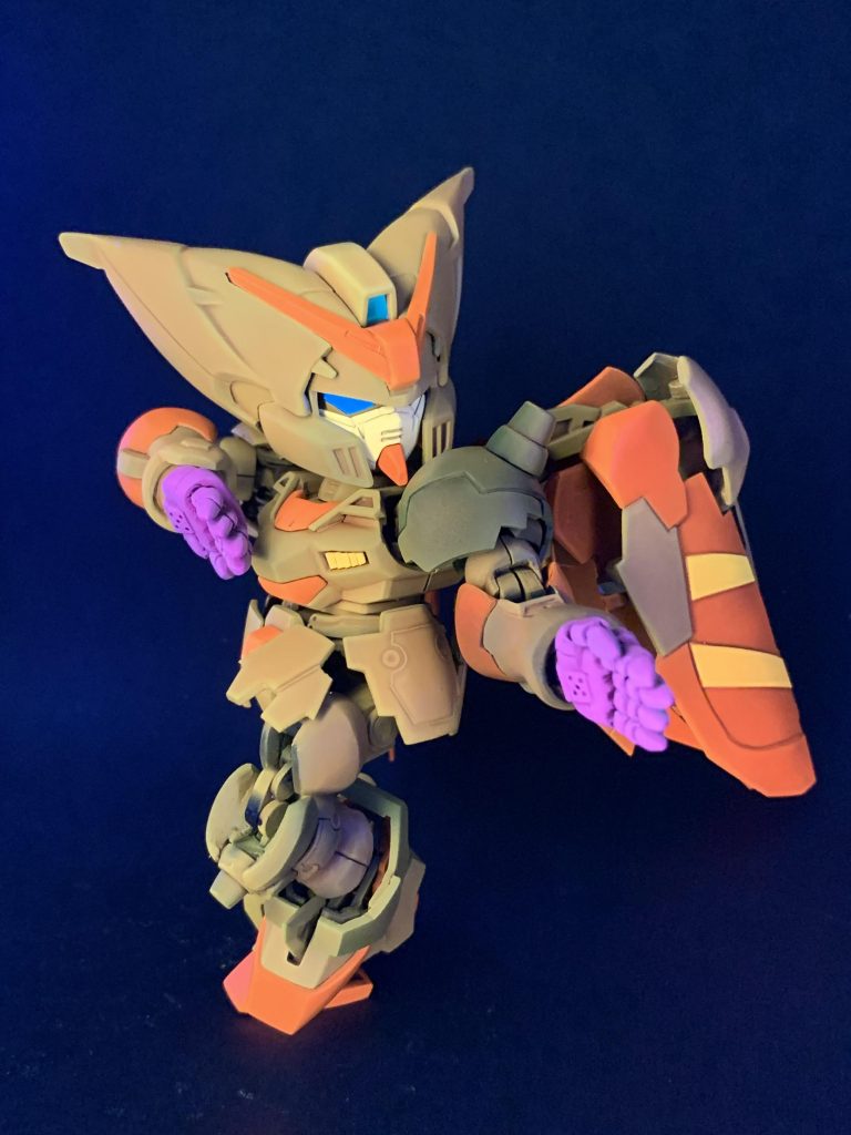 ブラックライトでハイパーモードカラーになります。