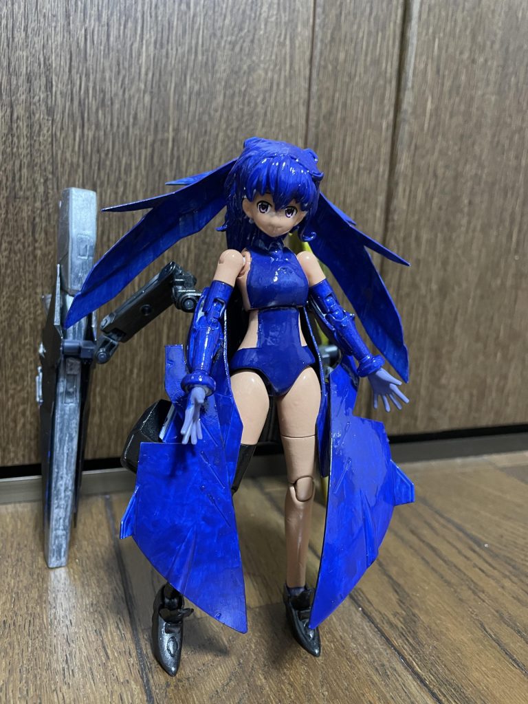 ちょっとトップコートとか間に合わなかったけど、程よく？露出しつつビルド感を残すことを意識しました。