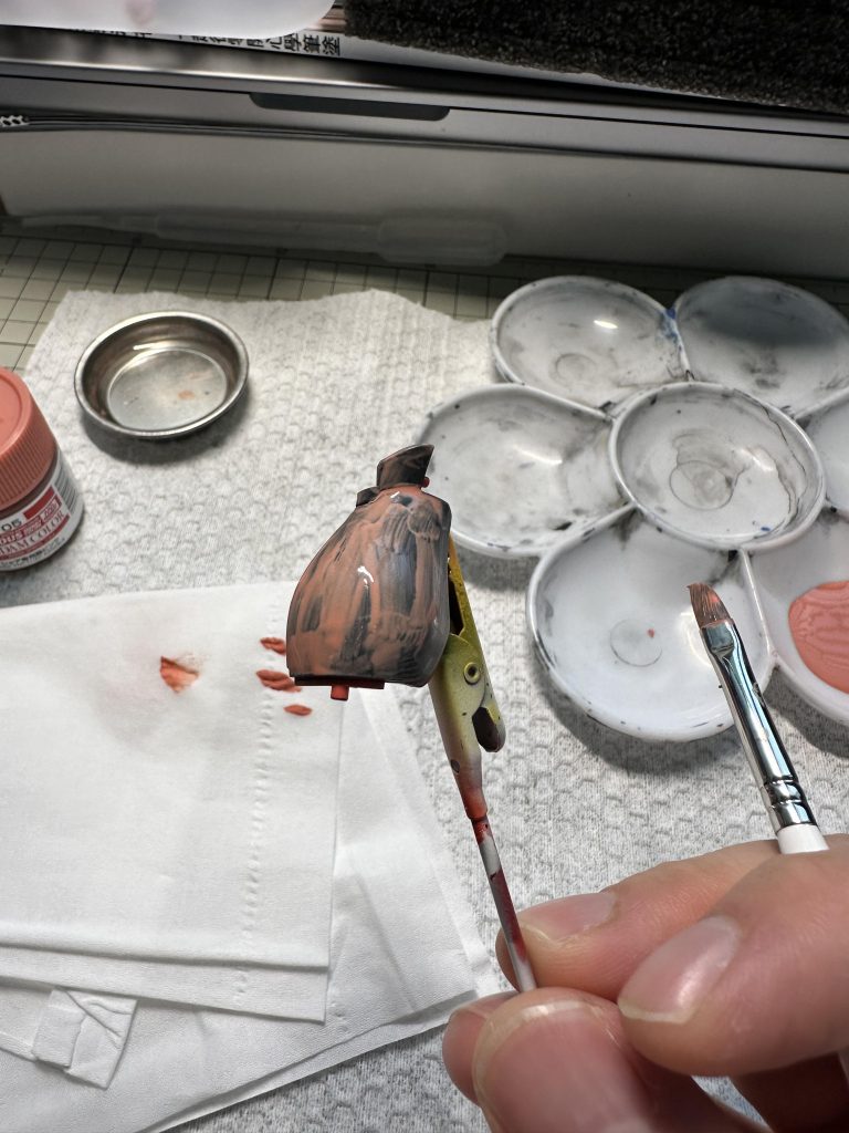 If I don’t say it. I’m pretty sure no one will think it’s a hand-painted kit. 