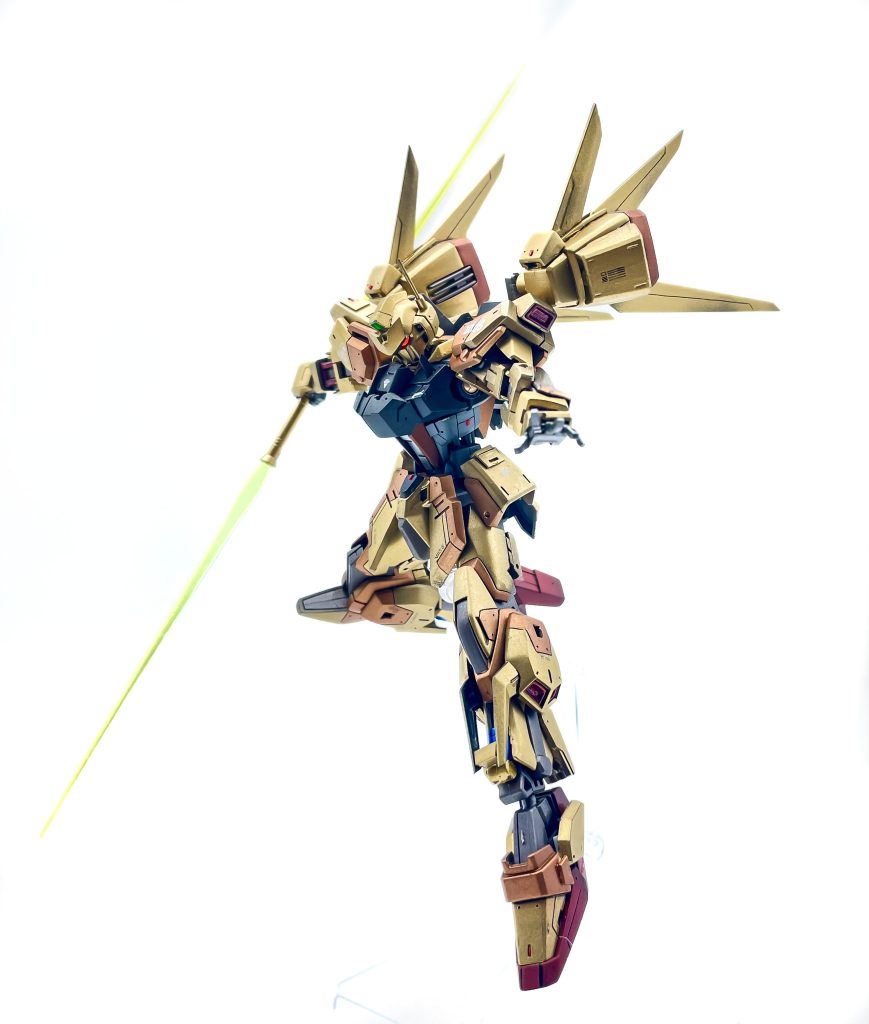 2本を合わせてフリーダムっぽく両刃剣スタイルにも出来るようにしてます