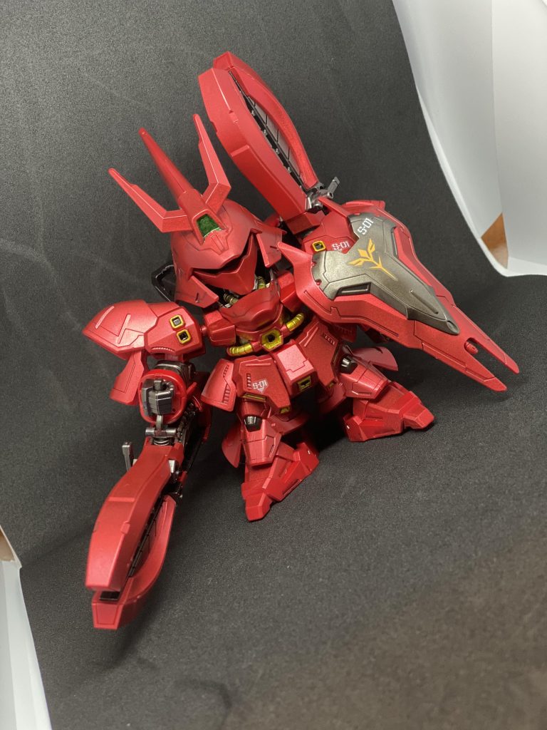 Fukuoka ガンダム SDシリーズ νガンダムvsサザビー–2枚目/制作者：dra_minato