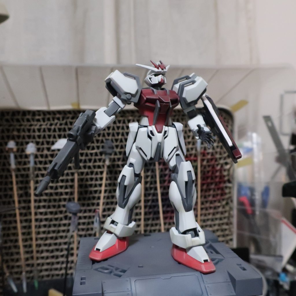 完成直後に作業場所で撮影