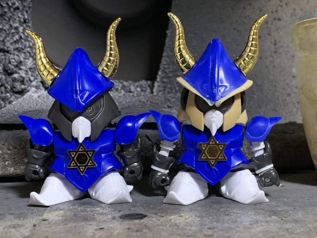出来るだけキットのパーツを使いたかったので、BB戦士の外装パーツに合わせた腕フレームを自作しています。