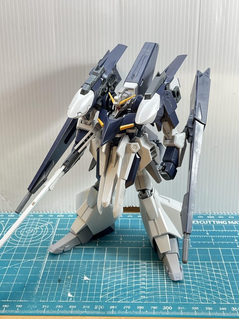 全体的な改修を終えてワンショットこの時点では、頭部はまだフライルー顔のままですね