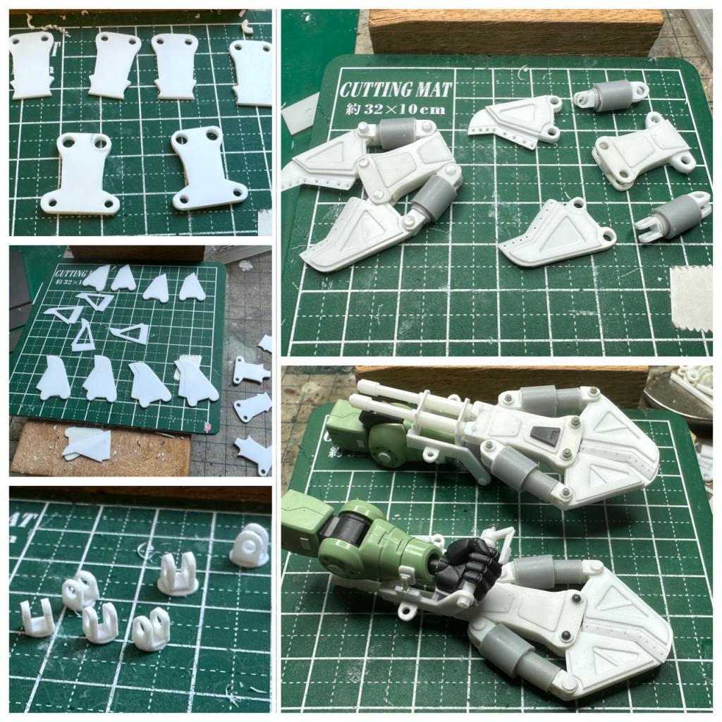 カッターは実際にある建設重機「ガジラカッター」を参考に作成(フル可動)w