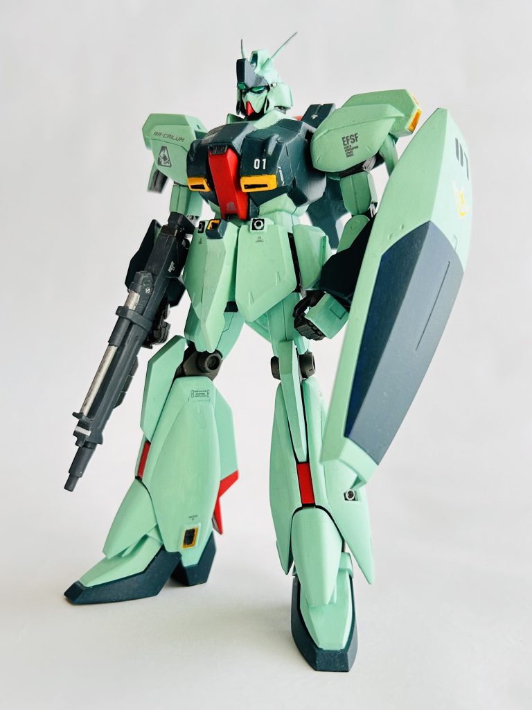 HGUC リガズィ 改造 全塗装 筆塗り｜たけさんのガンプラ作品
