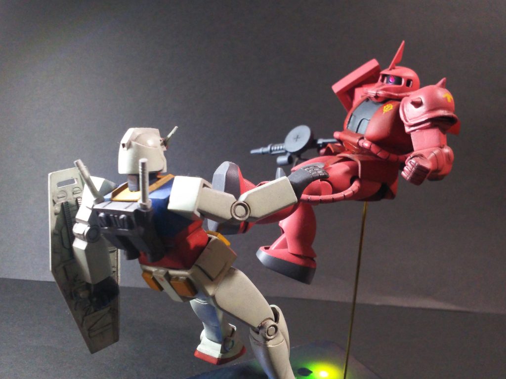 対決!シャア対アムロ–6枚目/制作者:かわまる(田舎おやじの模型時代)