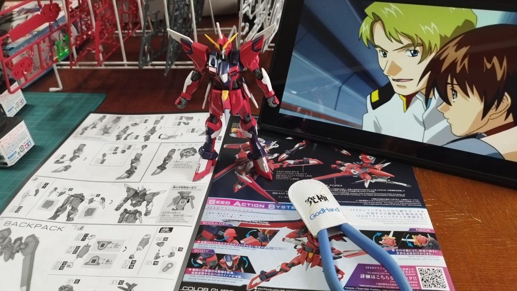 SEEDを見ながらパチパチ組みました見ながらだと進まない