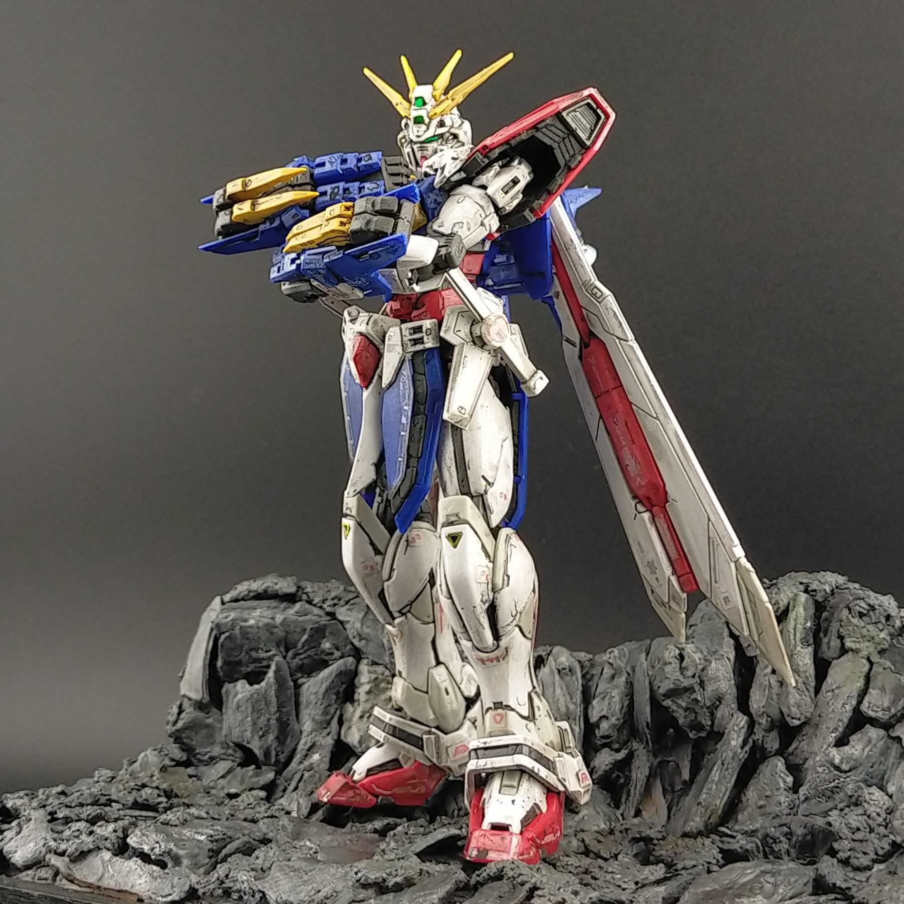 RGゴッドガンダム｜sorahananoさんのガンプラ作品｜GUNSTA（ガンスタ）