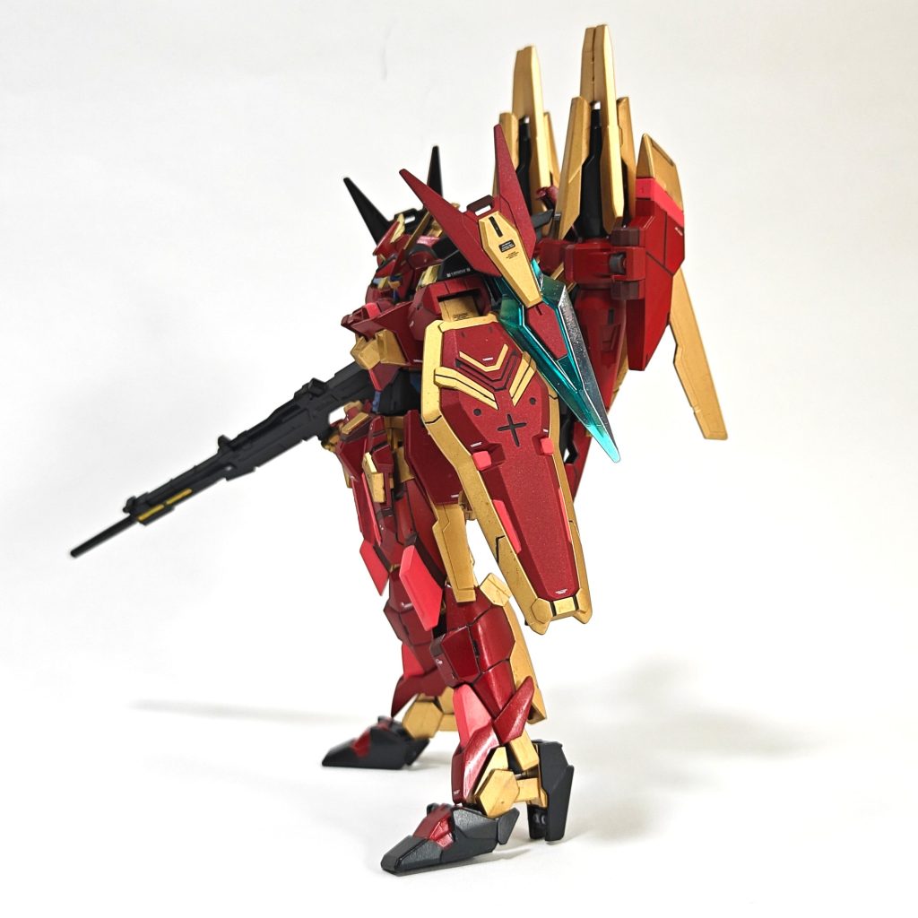 完成品に戻ってサイドビュー