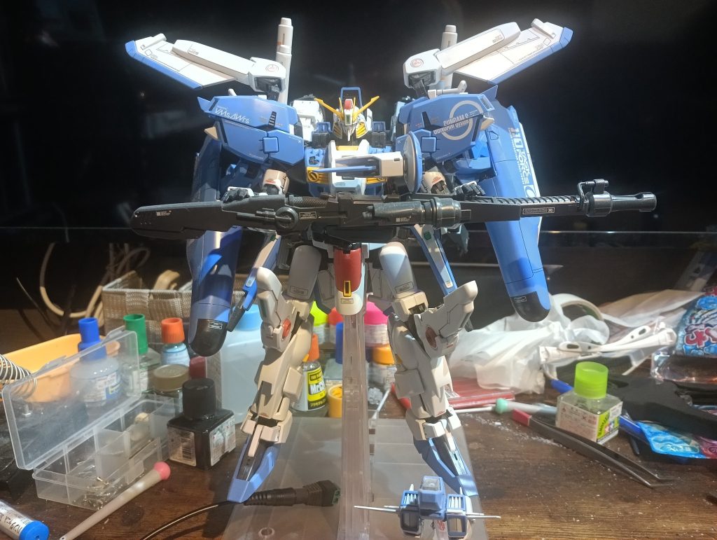 過去作　MG Ex-sガンダム バージョンアップ版 LED組込