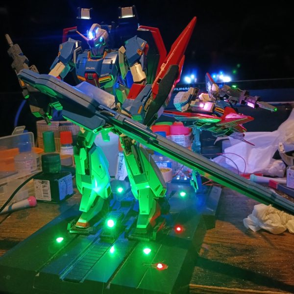 過去作　MG ZガンダムVer.2.0 & RG Zガンダム LED組込