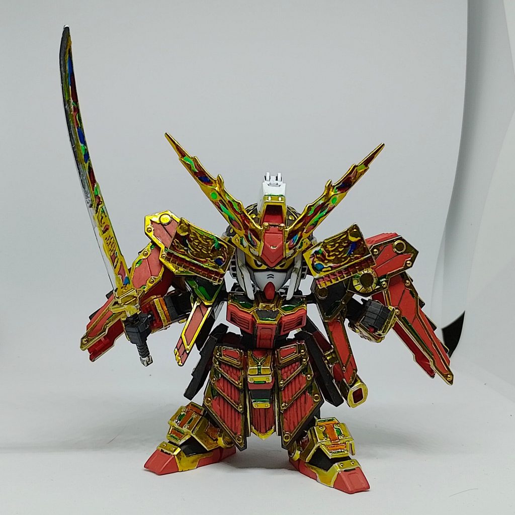 マイカラーリングリスト:赤:Vallejo 70.947 ダークバーミリオン白:Vallejo 70.951 ホワイト黒:Vallejo 70.950 ブラックゴールド:Molotow Liquid Chrome + Tamiya X-24 クリアイエローメタリックグリーン:Molotow Liquid Chrome + Tamiya X-25 クリアグリーン