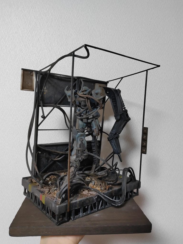 もう少しだけ汚したらこうなります。見苦しいものを見ていただきいただきありがとうございました。