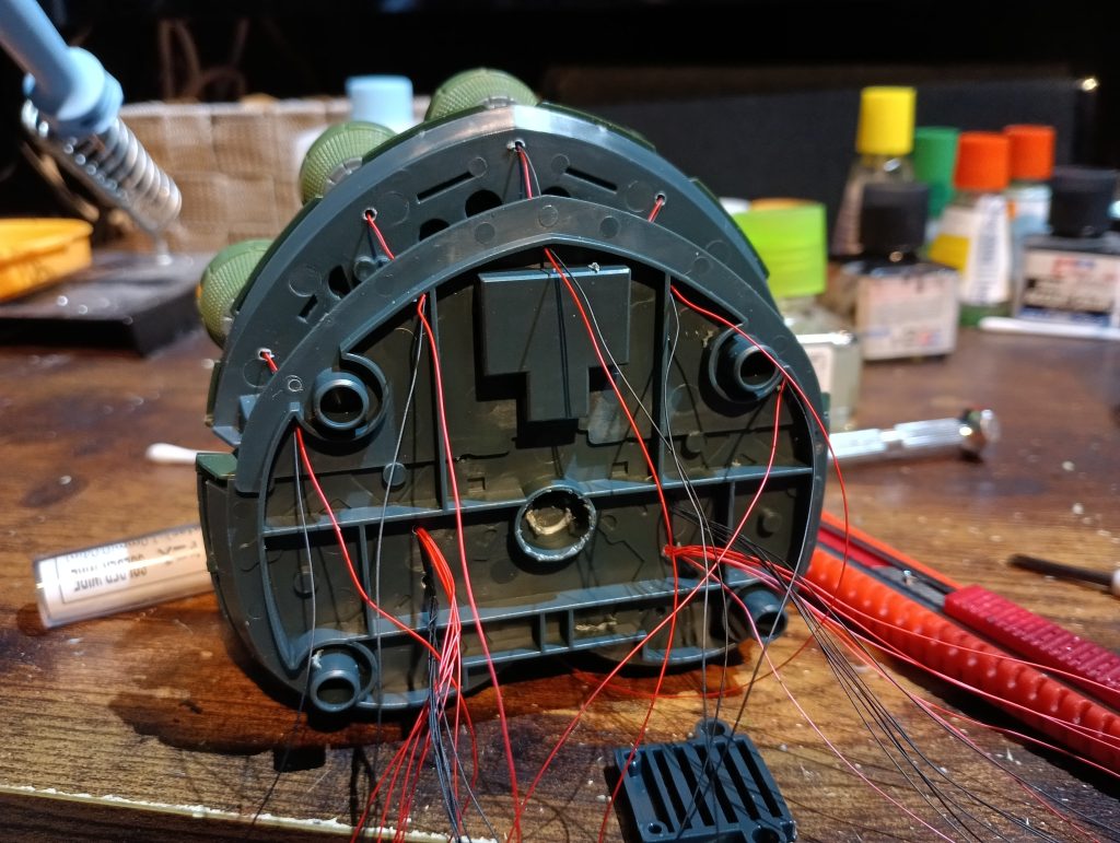 バーニアの配線